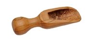  French 3" Olive Wood Salt Bowl And Mini Salt Scoop Gift Set, Imported