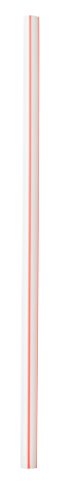  [300] Box Of Individually Paper Wrapped Milkshake Straws, Straight 8.25" Long, Sturdy And Disposable Plastic Straws.