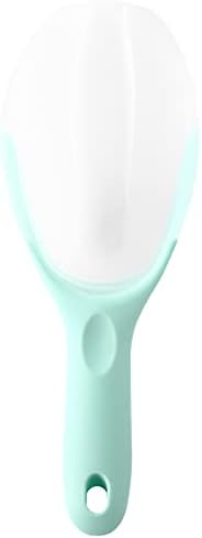  Magnetic Ice Scoop, Contoured Translucent Flexi-Plastic With Soft Grip Handle For Ice, Flour, Rice, Popcorn, Pet Food, Black