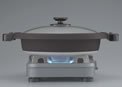  Gourmet D'Expert Electric Skillet - Color: Stainless White