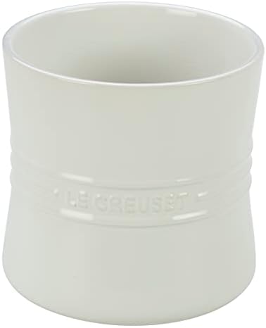  Le Creuset Stoneware Utensil Crock, 1 Qt., White