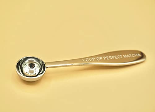  Suring Spoon | 1 Cup Of Perfect Matcha | Stainless Steel Scoop