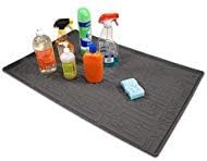  Xtreme Mats - Waterproof Under Sink Mat For Kitchen & Laundry Cabinets, Pick Your Size - 22" Depth Cabinet Shelf Protector, Flexible Under Sink Drip Tray Liner (Gray, 34" 1/4 X 22 1/4)