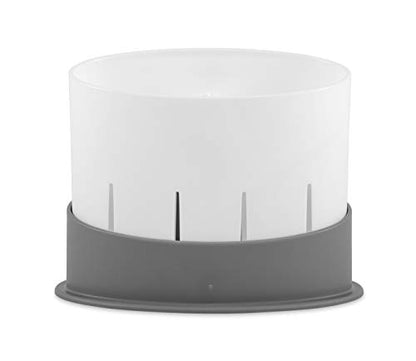 Camco 43513 Countertop Utensil Drainer - Perfect For Storing And Drying Eating Utensils, Sponges, Brushes And Soap - Includes A Perforated Drainer And Base To Keep Countertops Dry, White