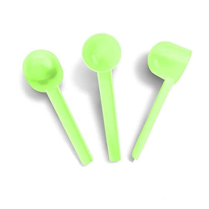  Green Plastic Spoons Measuring 5 Gram Scoop | 10 Ml PP Lab Measuring Mini Spoons For Baking Powder Measuring Cups | Static-Free Plastic Tiny Coffee Scoop Pack Of 5