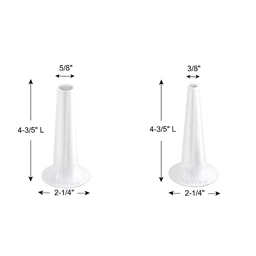  Ntree Sausage Stuffer Kit Compatible With Kitchen Plastic Food Grinder Attachment, Plus Retainer Ring, White