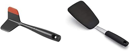 OXO Good Grips Ground Meat Chopper & Good Grips Large Silicone Flexible Turner, Stainless Steel