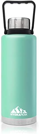  Adventure 67oz Insulated Water Bottle With Handle, Large Stainless Steel Thermos With Matching Rubber Boot, Double Wall Insulation Keeps Drinks Cold For 60 Hrs And Hot For 30 Hrs (Navy)