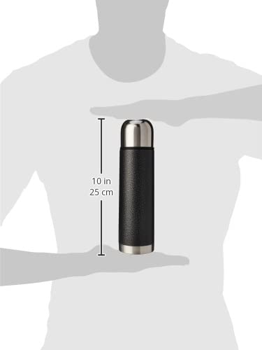 Thermos Hermos 187011 ThermoCafé Stainless Steel Flask, Hammertone Grey, 500 Ml