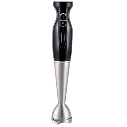  Alpine Cuisine Hand Blender 300 Watt With 2 Speed Stainless Steel Immersion Blender With Detachable, Multi Purpose Mixer, Whisk & Chopper, Juicer, Smoothie And Gym Protein Shaker