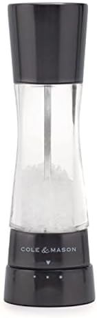 Cole & Mason OLE & MASON Derwent Salt Grinder - Stainless Steel Mill Includes Gourmet Precision Mechanism And Premium Sea Salt