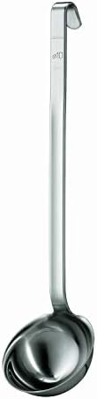 Rösle 24010 Rosle Stainless Steel Hotel Ladle With Pouring Rim, 10 Cm, Stainless