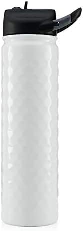  27oz Insulated Water Bottle Thermos, Premium Triple Layer Vacuum Stainless Steel, BPA Free Wide Mouth Lid With Carabiner Clip