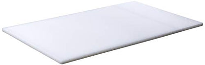  Plastic Cutting Board 18x30 1/2" Thick White, NSF Approved Commercial Use