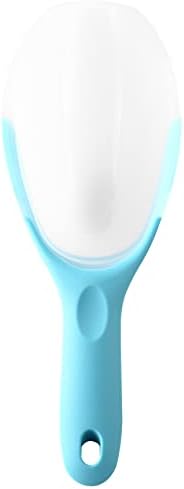  Magnetic Ice Scoop, Contoured Translucent Flexi-Plastic With Soft Grip Handle For Ice, Flour, Rice, Popcorn, Pet Food, Black