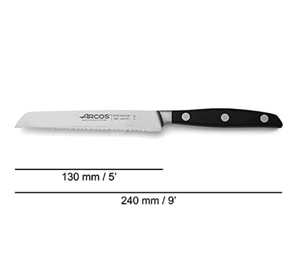  Rcos Tomato Knife, 130 Mm (5"), Black