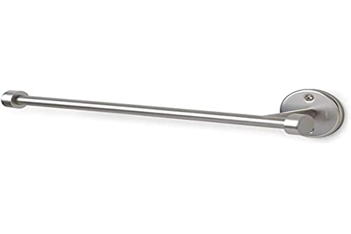 Umbra - 1009237-410 Cappa Paper Towel Holder – Modern Under Cabinet Or Wall Mount Dispenser (Horizontal Or Vertical), 14"L X 4"W X 2.6"H, Nickel