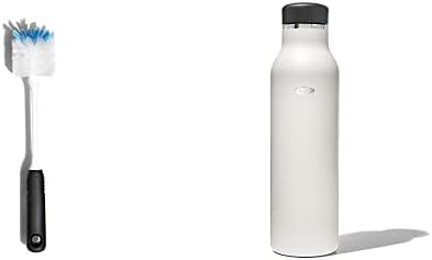 OXO Strive 20oz Insulated Water Bottle With Good Grips Bottle Brush