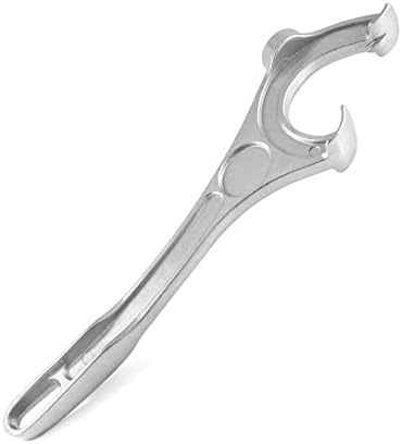  Aluminum Bucket Opener, 14" Long Barrel Pail Opener Bucket Lid Remover Tool, Silver, 1 Pack