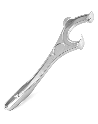  Aluminum Bucket Opener, 14" Long Barrel Pail Opener Bucket Lid Remover Tool, Silver, 1 Pack