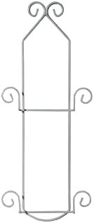  Tripar 2 Tier Vertical Black Plate Rack For Collectible Plates, Plaques, Dishes, & China