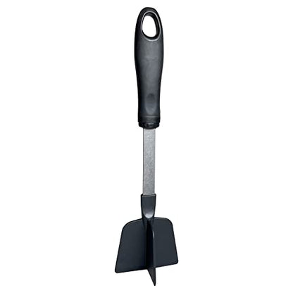  Wisconic Stainless Steel Nylon Meat Chopper Utensil - Durable Material, Heat Resistant, Kitchenware, Dishwasher Safe - Made In The USA - Prussian Blue (Black)