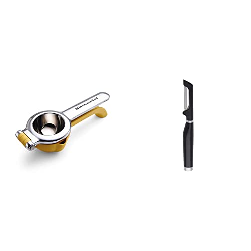  Citrus Squeezer, Standard, Yellow & KE112OHOBA KitchenAid Classic Euro Peeler, One Size Black 2