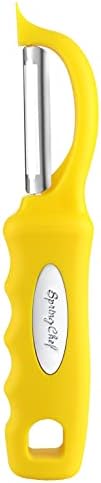  Spring Chef Premium Swivel Vegetable Peeler, Black