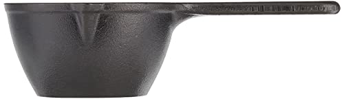Lodge Cast Iron Silicone Brush Melting Pot, 15.2 Oz, Black