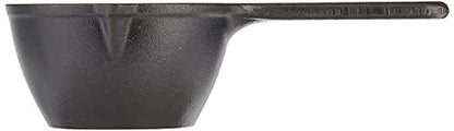 Lodge Cast Iron Silicone Brush Melting Pot, 15.2 Oz, Black