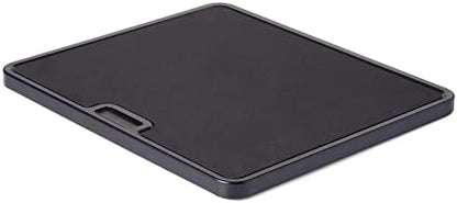  Medium Appliance Rolling Tray – Black, Home Kitchen Counter Organizer, Integrated Rolling System, Non-Slip Pad Top For Coffee Maker, Stand Mixer, Blender, Toaster