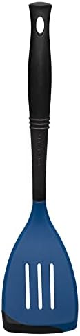 Le Creuset Revolution Bi-Material Slotted Spoon, 13.5" X 2.5", Cerise