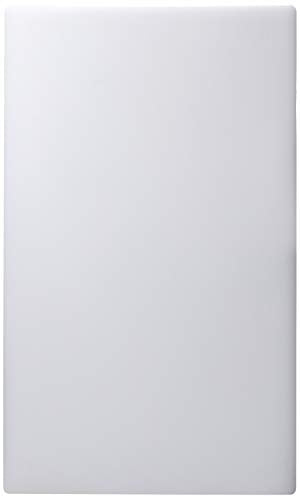  Plastic Cutting Board 18x30 1/2" Thick White, NSF Approved Commercial Use