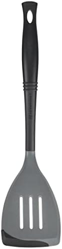 Le Creuset Revolution Bi-Material Slotted Spoon, 13.5" X 2.5", Cerise