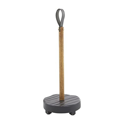  Aper Towel Holder, Black, 15 1/4" X 5 1/2" Dia
