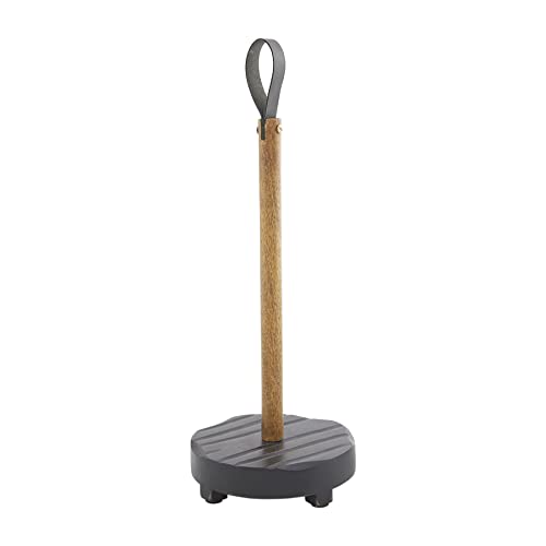  Aper Towel Holder, Black, 15 1/4" X 5 1/2" Dia