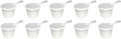  , Japanese Plastic Water Ladle Bath Ladle Dipper Leaf Series Made In Japan (1, White)