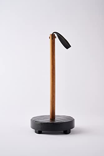  Aper Towel Holder, Black, 15 1/4" X 5 1/2" Dia