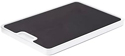  Medium Appliance Rolling Tray – Black, Home Kitchen Counter Organizer, Integrated Rolling System, Non-Slip Pad Top For Coffee Maker, Stand Mixer, Blender, Toaster