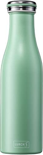 Lurch Urch Germany Thermal Bottle For Hot And Cold Drinks Made Of Double-Walled Stainless Steel (Burgundy, 16, Oz. | 0.5l)