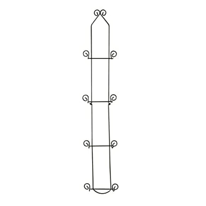  Tripar 4 Tier Vertical Black Plate Rack For Collectible Plates, Plaques, Dishes, & China
