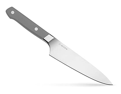  5.5 Inch Utility Knife - Medium Kitchen Knife For Chopping And Slicing - High Carbon Stainless Steel Sharp Cooking Knife, Gray