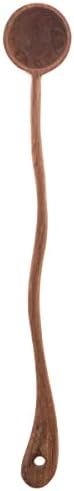 Karma Long Handle Tasting Spoons Set - Long Handle Spoons For Cooking - Wood Kitchen Utensils - Wood - Set Of 4