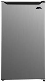  DCR033B1WM 3.3 Cu.Ft. Compact Refrigerator, Mini Fridge With Chiller For Bar, Living Room, Den, Basement, Kitchen, Or Dorm, White