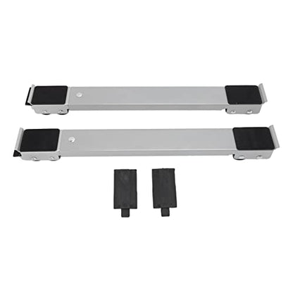  Heavy Duty Appliance Rollers, Refrigerator Appliance Rollers Double Row 24 Wheels Detachable Portable Iron Material Load Bearing 300KG For Furniture