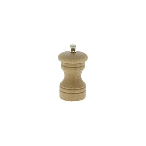  3-7/8-Inch Salt Mill, Beech Wood, Natural