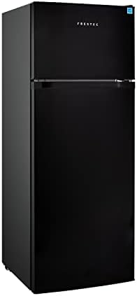  3.2 Cu.Ft Mini Fridge For Bedroom, Mini Refrigerator With Freezer, Dorm Fridge With Freezer, 2 Doors Perfect For Room And Office, Adjustable Temperature(Black)