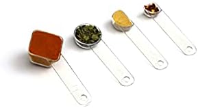  Visual Measuring Spoons By Welcome Industries | Fractions Made Clear, Dishwasher Safe, Fits In Spice Jars, Easy To Read, Smart & Fun With Kids. Made In USA And Women-owned.