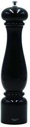  Firenze Salt Mill With Adjustable Grinder, 12.6 Inch, Black
