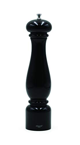  Firenze Salt Mill With Adjustable Grinder, 12.6 Inch, Black